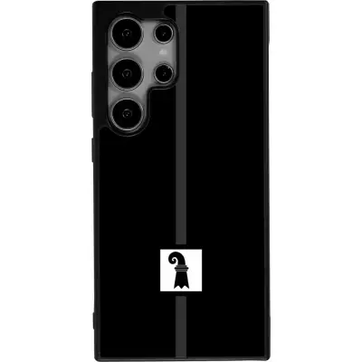 Samsung Galaxy S24 Ultra Case Hülle - Silikon schwarz Kanton BS schwarz