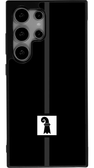 Samsung Galaxy S24 Ultra Case Hülle - Silikon schwarz Kanton BS schwarz