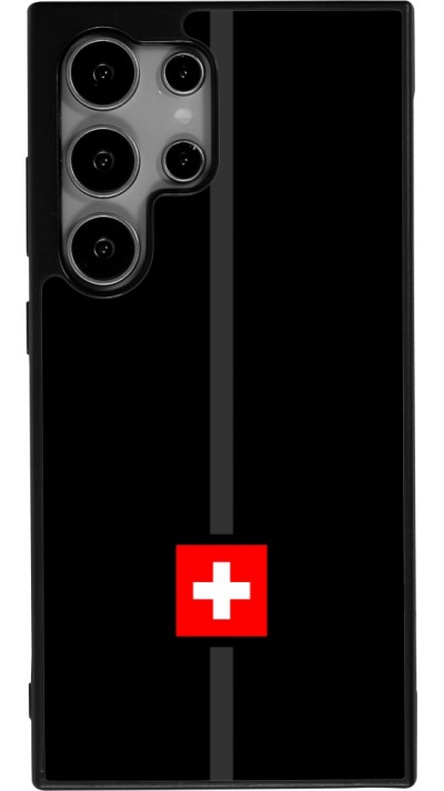 Samsung Galaxy S24 Ultra Case Hülle - Silikon schwarz Kanton CH schwarz