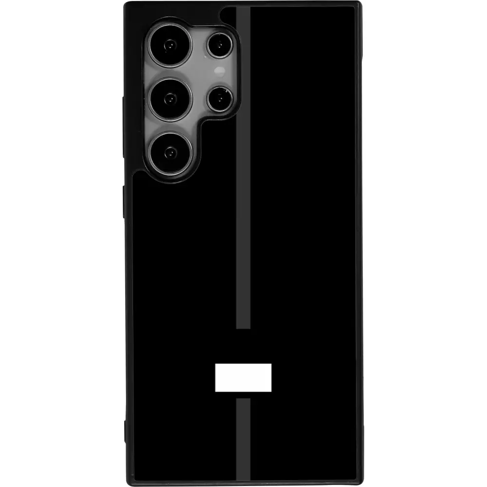 Samsung Galaxy S24 Ultra Case Hülle - Silikon schwarz Kanton FR schwarz