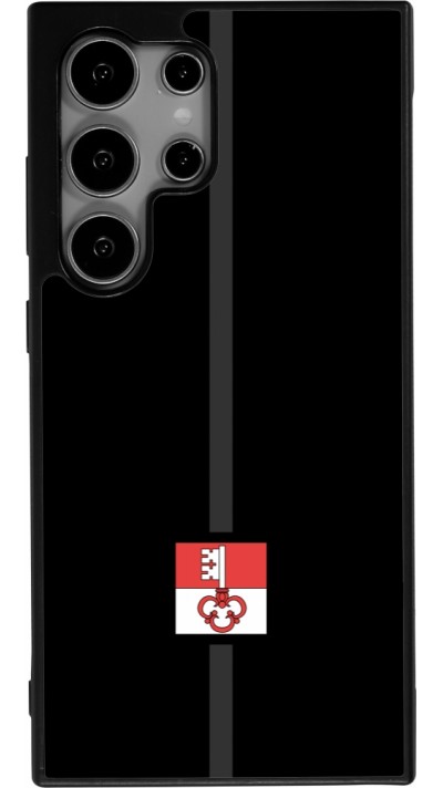 Samsung Galaxy S24 Ultra Case Hülle - Silikon schwarz Kanton OW schwarz