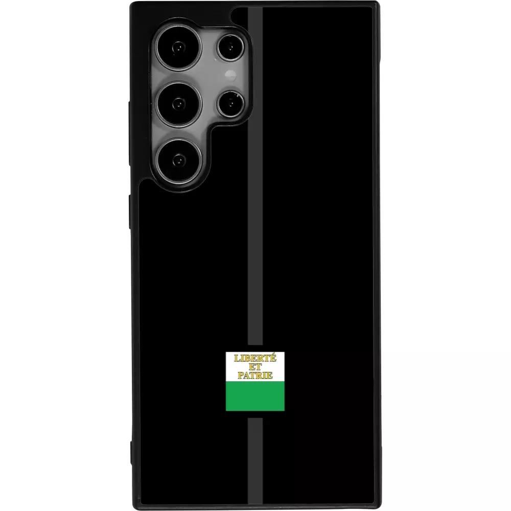 Samsung Galaxy S24 Ultra Case Hülle - Silikon schwarz Kanton VD schwarz