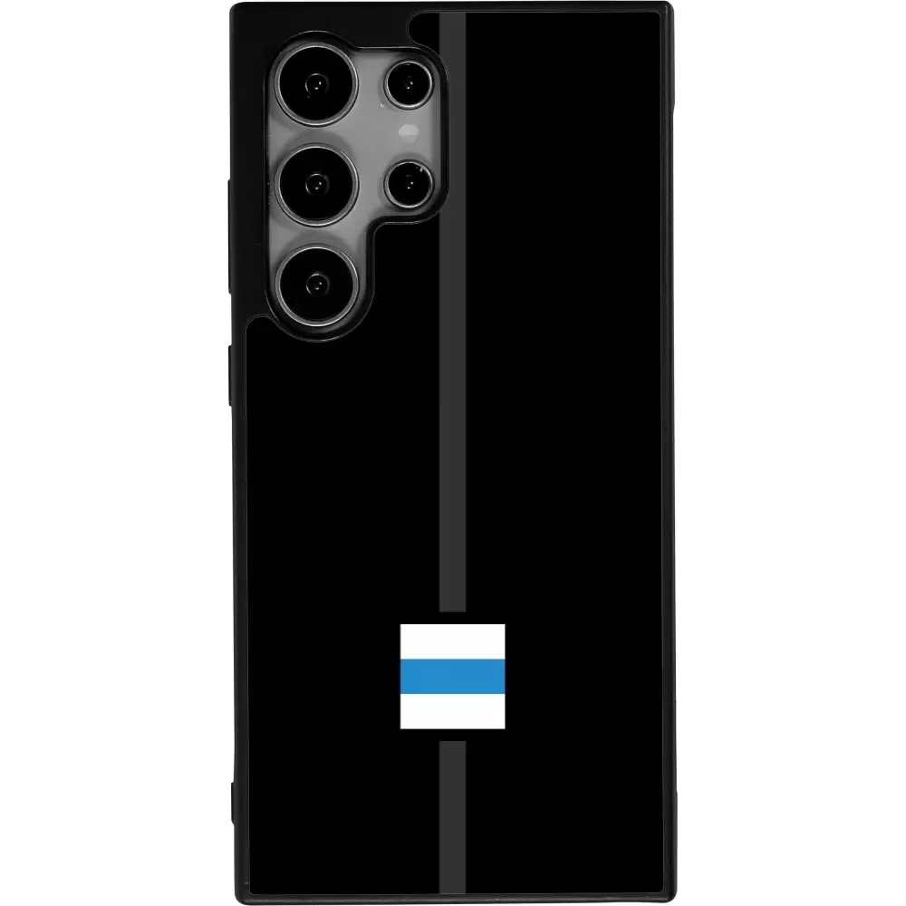 Samsung Galaxy S24 Ultra Case Hülle - Silikon schwarz Kanton ZG schwarz