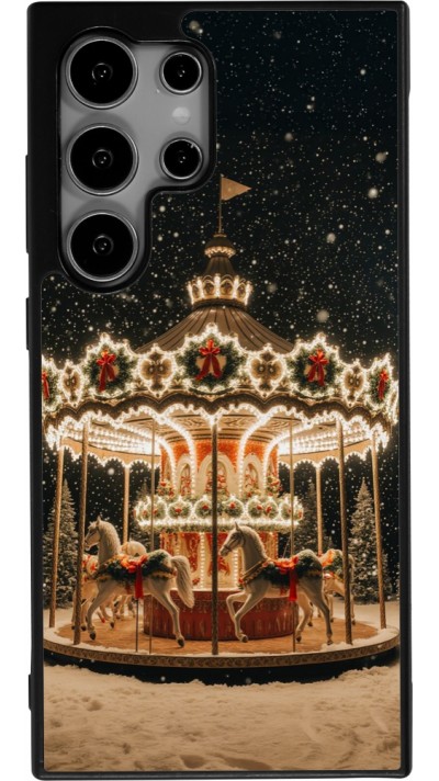 Samsung Galaxy S24 Ultra Case Hülle - Silikon schwarz Christmas 25 Carousel