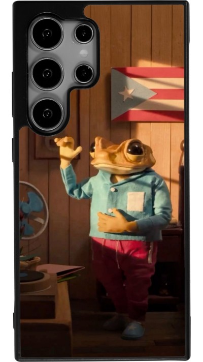 Samsung Galaxy S24 Ultra Case Hülle - Silikon schwarz Dancing frog DTMF