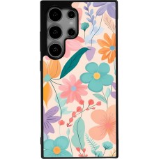 Coque Samsung Galaxy S24 Ultra - Silicone rigide noir Easter 2024 spring flowers