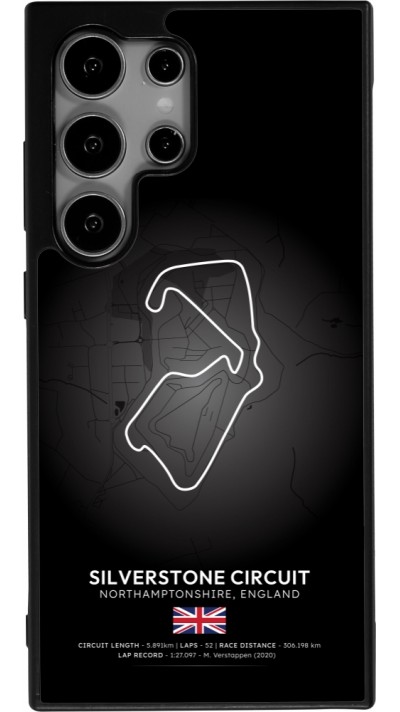 Coque Samsung Galaxy S24 Ultra - Silicone rigide noir F1 Track 2025 Great Britan