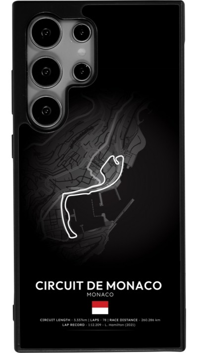 Coque Samsung Galaxy S24 Ultra - Silicone rigide noir F1 Track 2025 Monaco