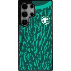 Samsung Galaxy S24 Ultra Case Hülle - Silikon schwarz Saudi-Arabien 2022 personalisierbares Fussballtrikot