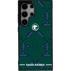 Samsung Galaxy S24 Ultra Case Hülle - Silikon schwarz Saudi Arabien 2026 personalisierbares Fussballtrikot