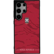 Samsung Galaxy S24 Ultra Case Hülle - Silikon schwarz Südkorea 2026 personalisierbares Fussballtrikot