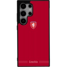 Samsung Galaxy S24 Ultra Case Hülle - Silikon schwarz Tschechische Republik 2026 personalisierbares Fussballtrikot