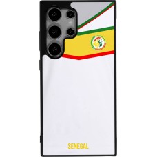 Coque Samsung Galaxy S24 Ultra - Silicone rigide noir Maillot de football Senegal 2022 personnalisable