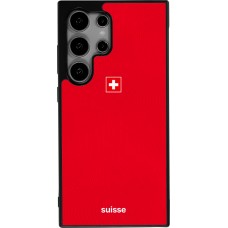 Samsung Galaxy S24 Ultra Case Hülle - Silikon schwarz Schweiz 2026 personalisierbares Fussballtrikot