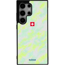 Samsung Galaxy S24 Ultra Case Hülle - Silikon schwarz Schweiz Away 2026 personalisierbares Fussballtrikot