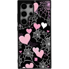 Coque Samsung Galaxy S24 Ultra - Silicone rigide noir Halloween 2024 girly