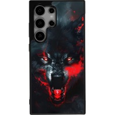 Coque Samsung Galaxy S24 Ultra - Silicone rigide noir Halloween 2024 mad werewolf