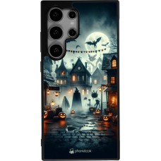 Coque Samsung Galaxy S24 Ultra - Silicone rigide noir Halloween Spookville