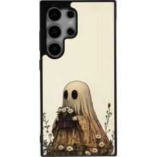 Coque Samsung Galaxy S24 Ultra - Silicone rigide noir Halloween 2025 Ghost gardener
