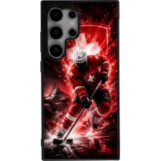 Samsung Galaxy S24 Ultra Case Hülle - Silikon schwarz Hockey World Championship Player