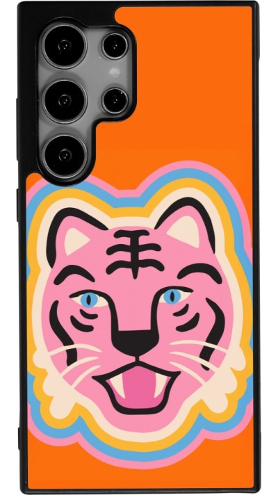 Samsung Galaxy S24 Ultra Case Hülle - Silikon schwarz Lion colors 2026