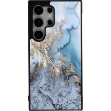 Coque Samsung Galaxy S24 Ultra - Silicone rigide noir Marble 04
