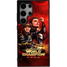 Coque Samsung Galaxy S24 Ultra - Silicone rigide noir Max Verstappen Champion 2023