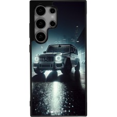 Coque Samsung Galaxy S24 Ultra - Silicone rigide noir Mercedes G AMG Night