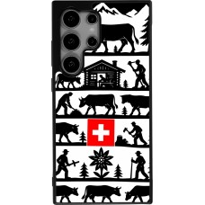 Coque Samsung Galaxy S24 Ultra - Silicone rigide noir Poya Suisse 1