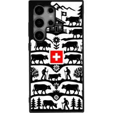 Samsung Galaxy S24 Ultra Case Hülle - Silikon schwarz Poya Schweiz 3