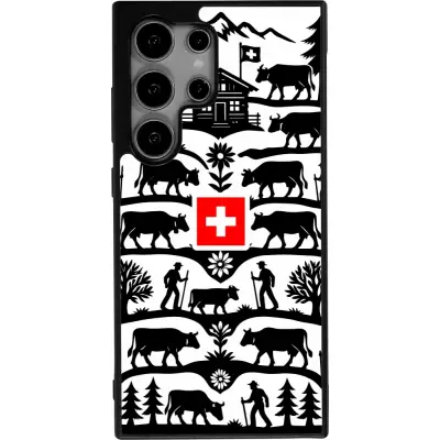 Samsung Galaxy S24 Ultra Case Hülle - Silikon schwarz Poya Schweiz 3