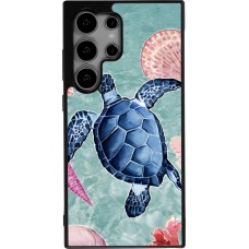 Coque Samsung Galaxy S24 Ultra - Silicone rigide noir Preppy Turtle