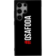 Coque Samsung Galaxy S24 Ultra - Silicone rigide noir Qsafoda 1