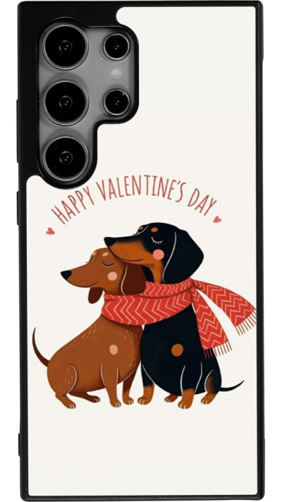 Samsung Galaxy S24 Ultra Case Hülle - Silikon schwarz Saint Valentines Day 26 Happy Valentine