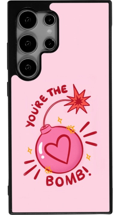Samsung Galaxy S24 Ultra Case Hülle - Silikon schwarz Saint Valentines Day 26 You are the bomb