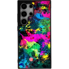 Coque Samsung Galaxy S24 Ultra - Silicone rigide noir Splash paint