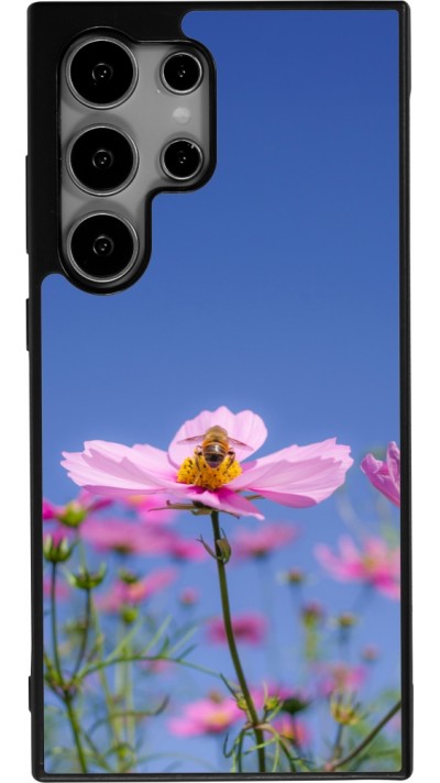 Samsung Galaxy S24 Ultra Case Hülle - Silikon schwarz Bee on a flower 2026