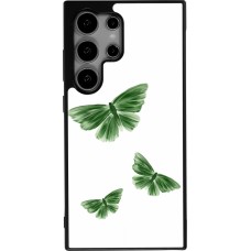 Samsung Galaxy S24 Ultra Case Hülle - Silikon schwarz Butterflies 2026