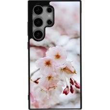 Samsung Galaxy S24 Ultra Case Hülle - Silikon schwarz Cherry tree 2026