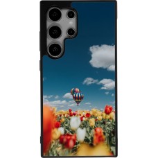 Samsung Galaxy S24 Ultra Case Hülle - Silikon schwarz Hot air balloon 2026