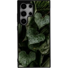 Samsung Galaxy S24 Ultra Case Hülle - Silikon schwarz Spring 23 fresh plants