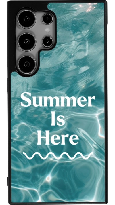 Samsung Galaxy S24 Ultra Case Hülle - Silikon schwarz Summer 2025 Summer is here