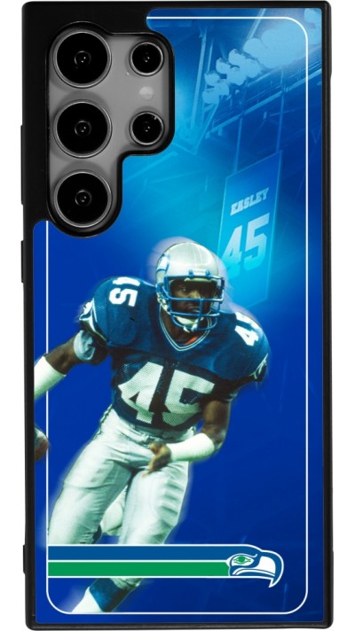 Samsung Galaxy S24 Ultra Case Hülle - Silikon schwarz Super Bowl 26 Seattle 1
