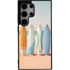 Coque Samsung Galaxy S24 Ultra - Silicone rigide noir Summer surfboard 2025