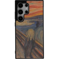 Coque Samsung Galaxy S24 Ultra - Silicone rigide noir Tableau art - Le Cri - Edvard Munch