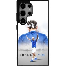 Samsung Galaxy S24 Ultra Case Hülle - Silikon schwarz Thank you Roger