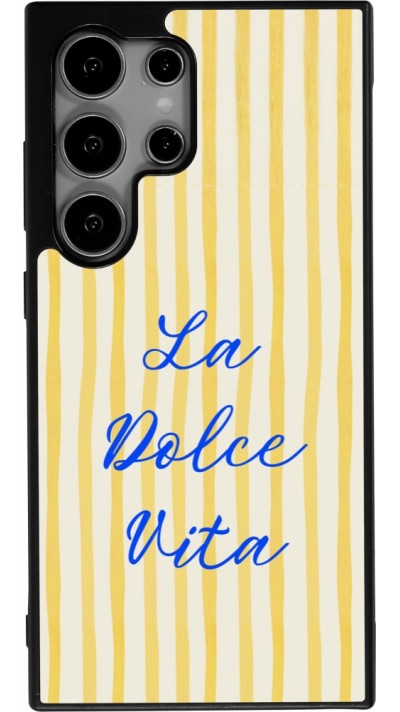 Samsung Galaxy S24 Ultra Case Hülle - Silikon schwarz The good life 2026