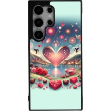 Samsung Galaxy S24 Ultra Case Hülle - Silikon schwarz Valentin 2025 Schick