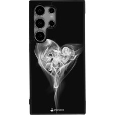 Samsung Galaxy S24 Ultra Case Hülle - Silikon schwarz Valentine 2022 Black Smoke