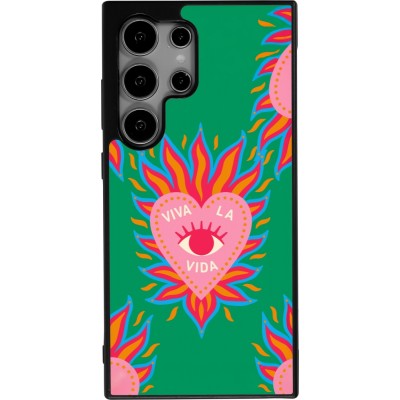 Samsung Galaxy S24 Ultra Case Hülle - Silikon schwarz Viva la vida 2026